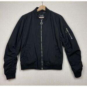 Cotton On Outerwear Women's Bomber Jacket Size 6 Pockets Zipper Minimalist